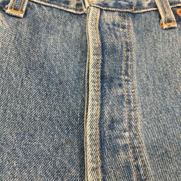 RE/DONE x Levis Button Fly Light/Med Wash High Rise Waist Crop Ankle Jeans - Picture 12 of 16